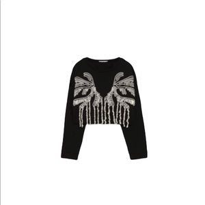 Zara Cropped Sweatshirt